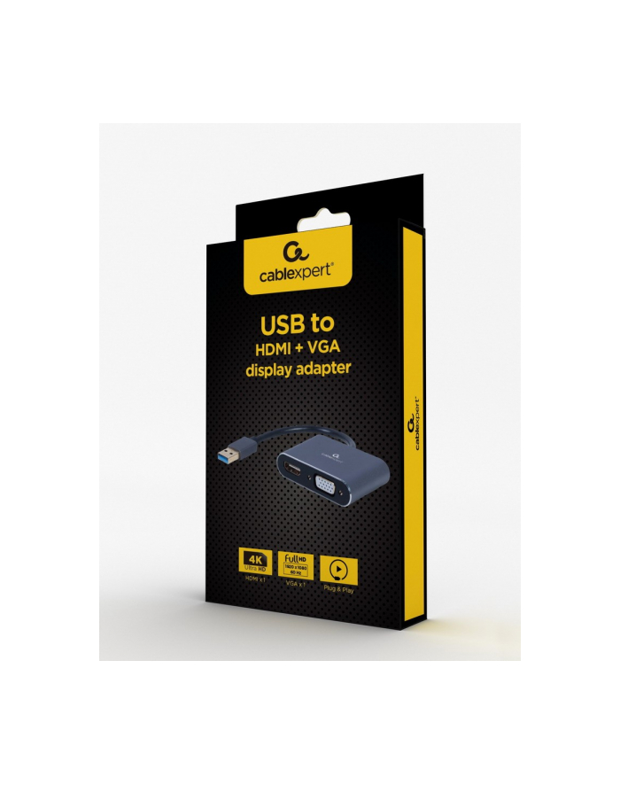 gembird Adapter USB 3.0 to HDMI VGA D-SUB główny