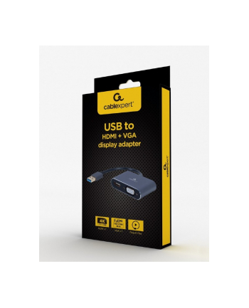 gembird Adapter USB 3.0 to HDMI VGA D-SUB