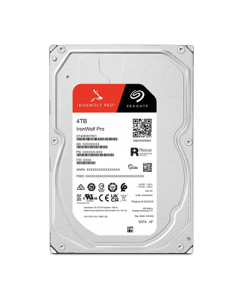 seagate Dysk IronWolfPro 4TB 3.5'' 256MB ST4000NT001