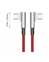 aukey CB-CMD37 Red OEM nylonowy kabel USB C - USB C | 1m | 3A | 60W PD | 20V - nr 6