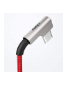 aukey CB-CMD37 Red OEM nylonowy kabel USB C - USB C | 1m | 3A | 60W PD | 20V - nr 7