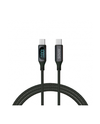 savio Kabel USB z wyświetlaczem, 100W, CL-174