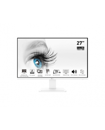 msi Monitor PRO MP273W 27 cali IPS /FHD/75Hz/HDMI DP/biały
