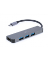 gembird Adapter USB-C HDMI Hub 3xUSB 3.0 - nr 1