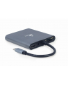 gembird Adapter USB-C Hub HDMI USB-C PD VGA USB 3.0 Audio Card - nr 1