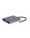 gembird Adapter USB-C Hub HDMI USB-C PD VGA USB 3.0 Audio Card - nr 4