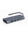 gembird Adapter USB-C Hub USB-C PD GbE VGA HDMI 3xUSB 3.1 card audio - nr 5