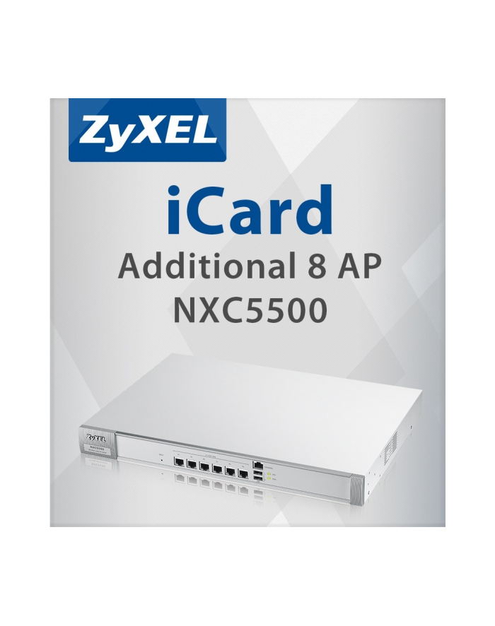 zyxel Licencja E-iCard + 8 AP do NXC5500 główny