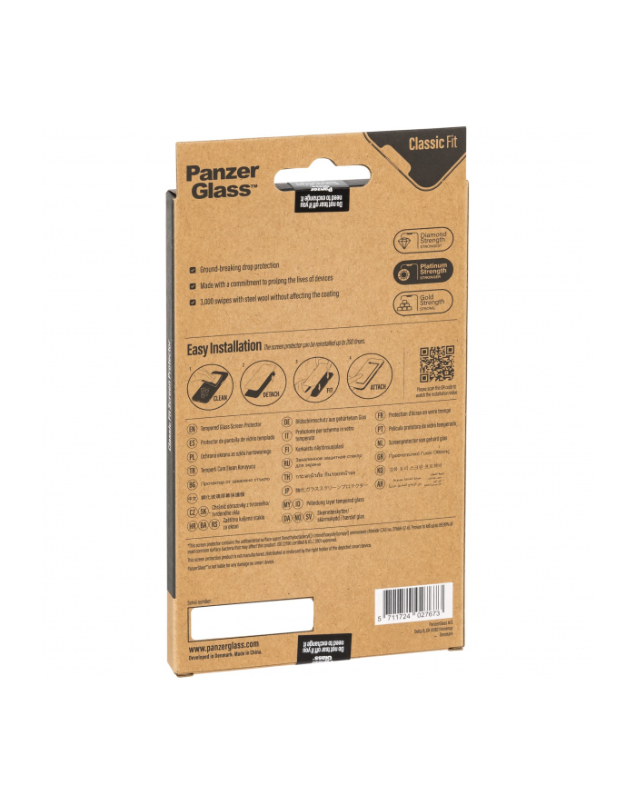 panzerglass Szkło ochronne Classic FIT iPhone 14 /13 Pro/13 główny