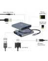 gembird Adapter USB-C Hub HDMI USB-C PD VGA USB 3.0 Audio Card - nr 11