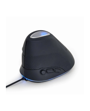 GEMBIRD MUS-ERGO-03 Ergonomiczna 6-przyciskowa mysz optyczna szara