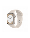 apple Watch Series 8 GPS, 41 mm Koperta z aluminium w kolorze ksieżycowej poświaty z paskiem sportowym w kolorze księżycowej poświaty - regular - nr 1