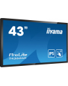 IIYAMA T4362AS-B1 4k UHD LCD 43inch 20 Points PCAP 500cd/m2 1200:1 3840x2160 AG RS232C 16GB eMMC 2GB RAM - nr 11