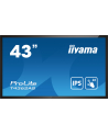 IIYAMA T4362AS-B1 4k UHD LCD 43inch 20 Points PCAP 500cd/m2 1200:1 3840x2160 AG RS232C 16GB eMMC 2GB RAM - nr 16