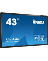 IIYAMA T4362AS-B1 4k UHD LCD 43inch 20 Points PCAP 500cd/m2 1200:1 3840x2160 AG RS232C 16GB eMMC 2GB RAM - nr 23