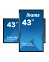 IIYAMA T4362AS-B1 4k UHD LCD 43inch 20 Points PCAP 500cd/m2 1200:1 3840x2160 AG RS232C 16GB eMMC 2GB RAM - nr 24