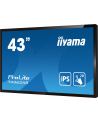 IIYAMA T4362AS-B1 4k UHD LCD 43inch 20 Points PCAP 500cd/m2 1200:1 3840x2160 AG RS232C 16GB eMMC 2GB RAM - nr 28
