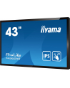 IIYAMA T4362AS-B1 4k UHD LCD 43inch 20 Points PCAP 500cd/m2 1200:1 3840x2160 AG RS232C 16GB eMMC 2GB RAM - nr 76