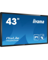 IIYAMA T4362AS-B1 4k UHD LCD 43inch 20 Points PCAP 500cd/m2 1200:1 3840x2160 AG RS232C 16GB eMMC 2GB RAM - nr 84
