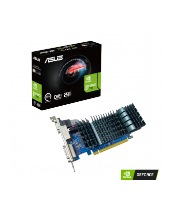 ASUS NVIDIA GeForce GT 710 Graphics Card PCIe 2.0 2GB DDR3 Memory Passive Cooling Auto-Extreme Technology GPU Tweak III