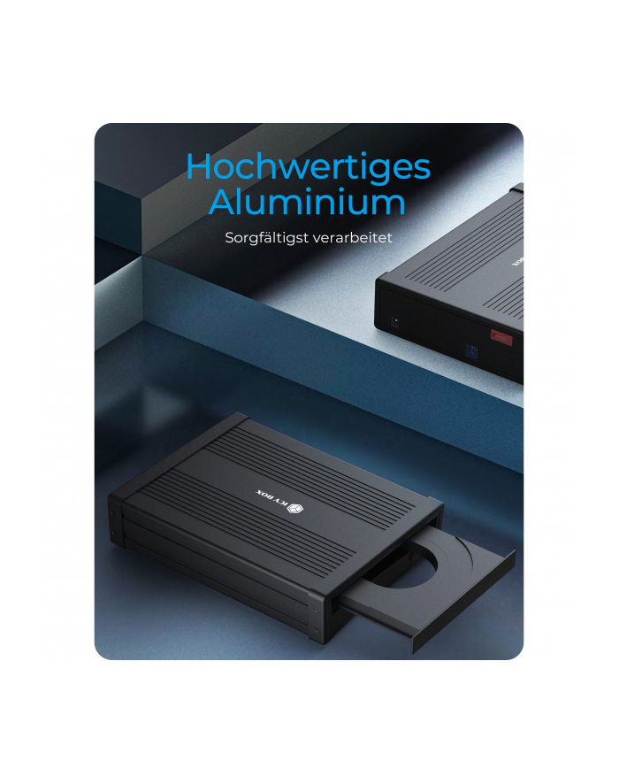 ICY BOX IB-525-U3 Obudowa na 5.25inch SATA drive - supports CD/DVD/Blu-ray główny