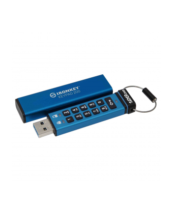 KINGSTON 128GB IronKey Keypad 200 FIPS 140-3 Lvl 3 Pending AES-256 Encrypted