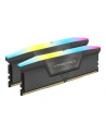 CORSAIR VENGEANCE RGB 64GB 2x32GB DDR5 5600MT/s DIMM Unbuffered 40-40-40-77 Std PMIC AMD EXPO Cool Grey Heatspreader Black PCB 1.25V - nr 1
