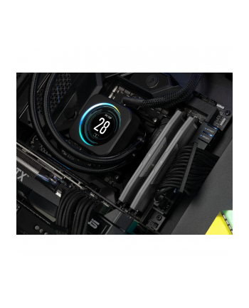 CORSAIR VENGEANCE 32GB 2x16GB DDR5 5200MT/s DIMM Unbuffered 40-40-40-77 Std PMIC AMD EXPO Cool Grey Heatspreader Black PCB 1.25V