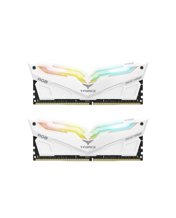 team group TEAMGROUP T-Force NIGHT HAWK DDR4 16GB 2x8GB 3200MHz DIMM CL16 1.35V RGB White Gen 2.0