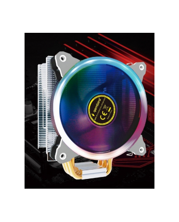 gembird Chłodzenie CPU Huracan 12cm 150W 4-pin multicolor LED