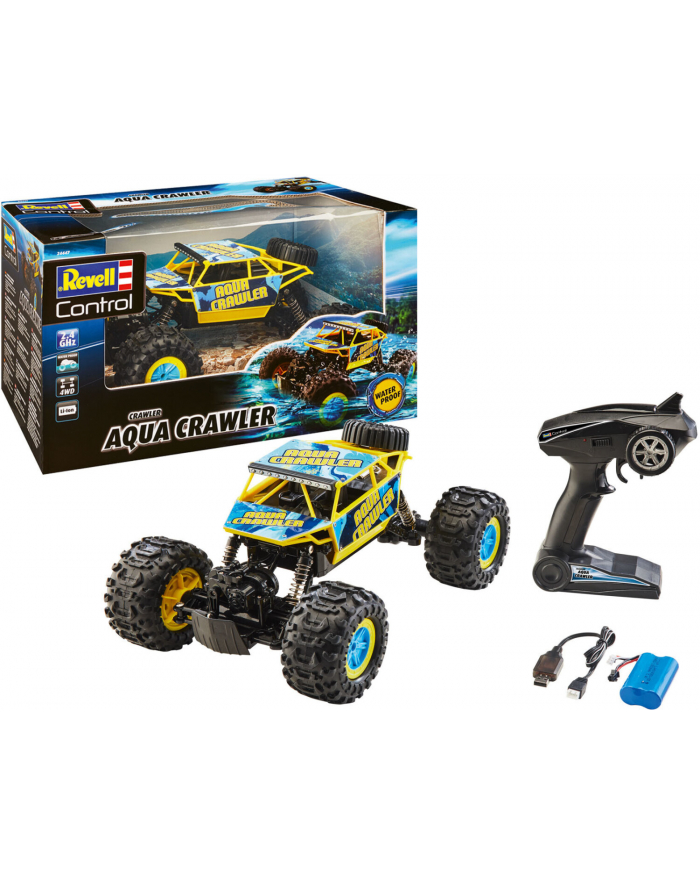 Revell Crawler AQUA CRAWLER, toy wehicle (yellow/blue, 1:12) główny