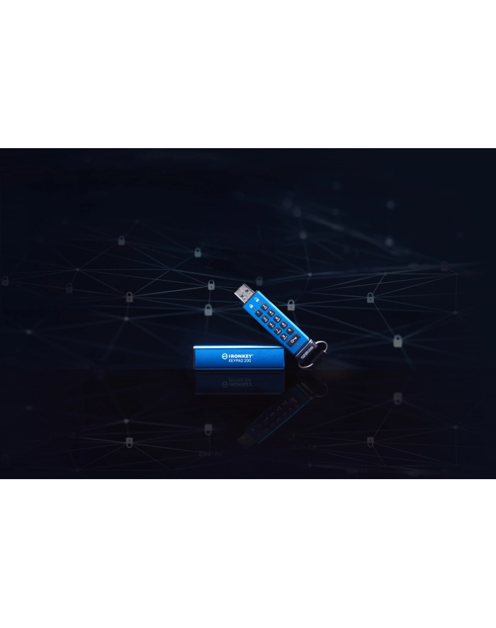 KINGSTON 128GB IronKey Keypad 200 FIPS 140-3 Lvl 3 Pending AES-256 Encrypted główny