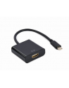 GEMBIRD Adapter USB-C do HDMI F czarny 4K30Hz 15 cm - nr 1