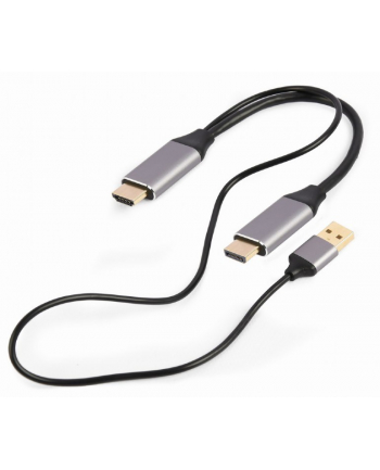 GEMBIRD A-HDMIM-DPF-01 Aktywny adapter 4K HDMI na DisplayPort czarny