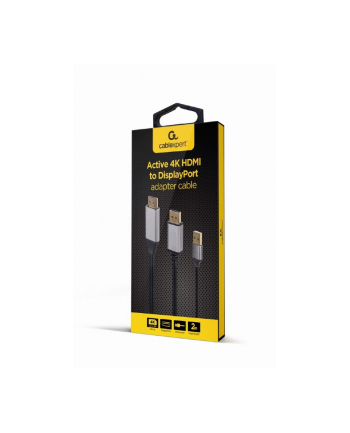 GEMBIRD A-HDMIM-DPF-01 Aktywny adapter 4K HDMI na DisplayPort czarny