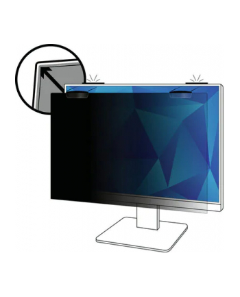 3M Privacy Filter for 24inch Full Screen Monitor with COMPLY Magnetic Attach 16:10 PF240W1EM