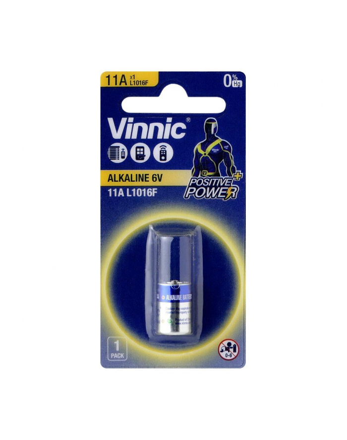 VINNIC BATERIA DO PILOTA SAMOCHODOWEGO 11A/MN11 BLISTER 1 SZTUKA L1016F główny