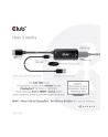 club 3d Adapter Club3D CAC-1335 HDMI™+ Micro USB to DisplayPort™ 4K120Hz or 8K30Hz M/F Active Adapter - nr 12