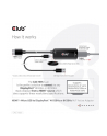 club 3d Adapter Club3D CAC-1335 HDMI™+ Micro USB to DisplayPort™ 4K120Hz or 8K30Hz M/F Active Adapter - nr 38