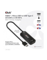 club 3d Adapter Club3D CAC-1336 HDMI™+ Micro USB to USB Type-C 4K120Hz or 8K30Hz M/F Active Adapter - nr 36