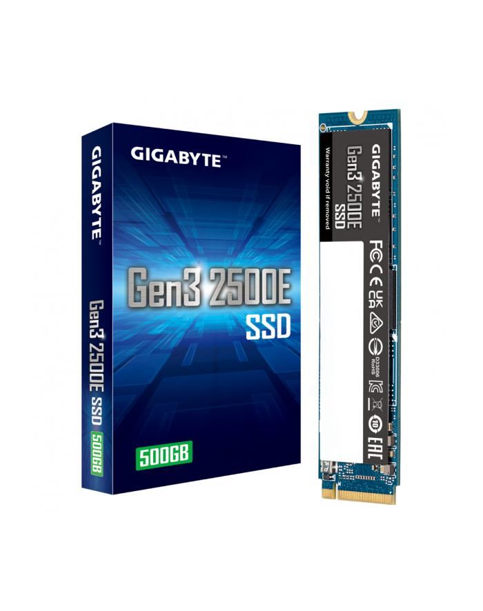 GIGABYTE Gen3 2500E M.2 2280 SSD 500GB PCIe 3.0x4 NVMe1.3 główny