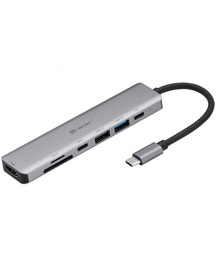 TRACER A-2. USB Type-C HDMI 4K. USB 3.0. PDW 60W adapter główny