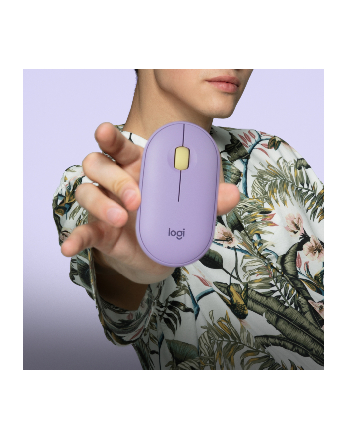 LOGITECH Pebble M350 Wireless Mouse - LAVEND-ER LEMONAD-E - EMEA główny