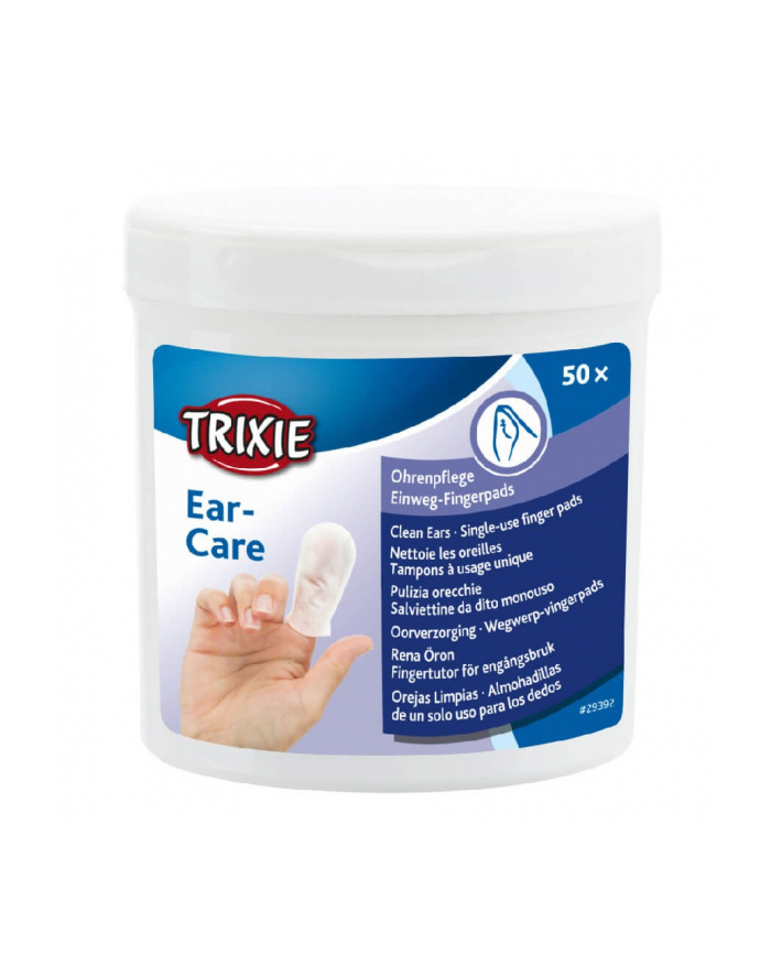 trixie Ear Care Czyste uszy - nakładki na palce  50 szt główny