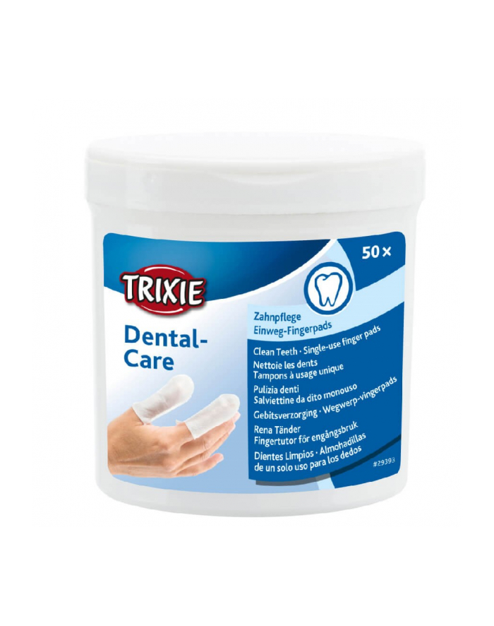 trixie Dental Care czyste zęby - nakładki na palce  50 szt główny