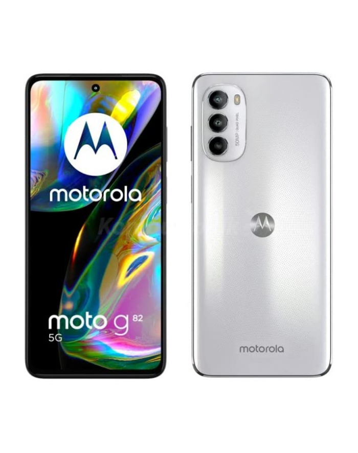 Motorola G82 6/128GB 6 6  AMOLED 2400x1080 5000mAh Hybrid Dual SIM 5G White Lily główny