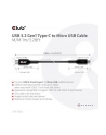 club 3d Club3D CAC-1526 USB TYPE C 32 GEN 1 TO USB MICRO CABLE 1M/328FT BIDIRECTIONAL - nr 4