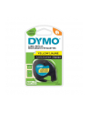 DYMO taśma 12mm/4m - plastikowa  żółta - nr 1