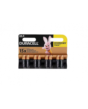 Zestaw baterii AA Duracell (x 8)