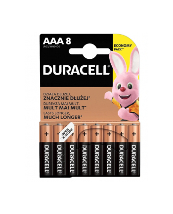 Zestaw baterii alkaliczne Duracell (x 8)